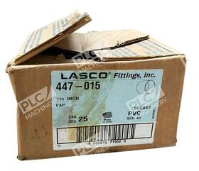 447015bc Lasco Fittings Inc 1-1/2 Inch Cap Sch 40 Pvc Socket 447-015 Box Of 19