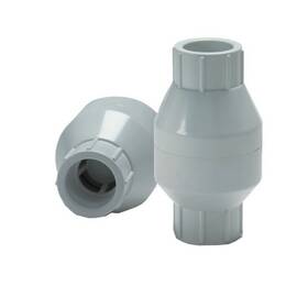 V08221b Lasco Fittings 0.75 Inch Socket Pvc Spring Check Valve