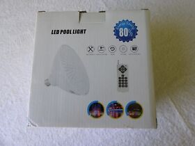 N626314375 Led Multi Color Remote Control Swimming Pool Light New In Box 12/24 Volt