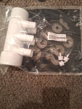 0366-20 Magic New 6 Port Manifold 2s X 2spg 3/4 Barb Plastics For Pool Spa