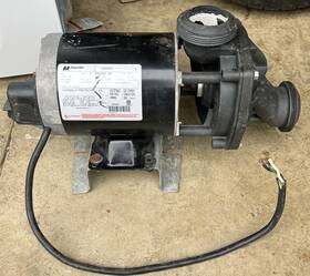 7-184307-24 Magnetek Untested Electric Motor And Jacuzzi S1j-a3-8 Pump 17582001