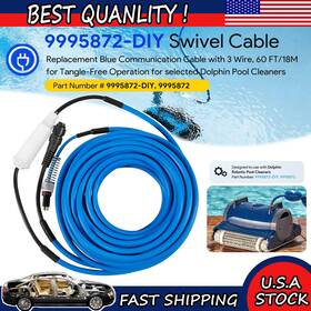 9995872-diy Me-motor 9995872 60ft Cable 3 Wire With Swivel For Maytronics Dolphin Pool Cleaner