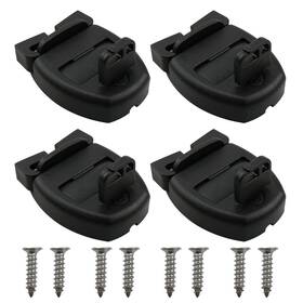 Tsclkpr-59-4s Meetoot 4set Of Hot Tub Spa Cover Locks Key Pinch Release With 8pcs Screws O