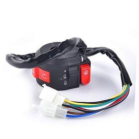 Qc017 Mtatcn Left Handlebar Switch Assembly Replacement For 50cc 70cc 90cc 110 Cc 125cc