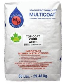 Tcwrsm2000 Multicoat Products Top Coat 2000 Concrete White 65 Lb