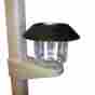 Na424t Vinyl Works Durable White 4 Led Solar Powered Pool Path Fence Lamp Lights Yard Garden Pond 672875900657