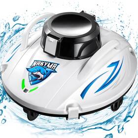150-180mins Nakyma W002 Cordless Robotic Pool Cleaner For Above Ground Lasts 1100 Sq/ft