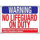 Nceonshop001 Pool Signs Warning No Lifeguard For Residential Commercial 085334403253