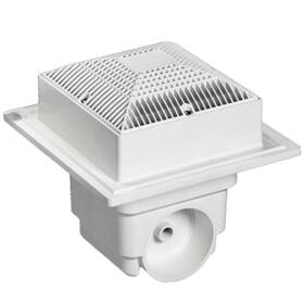 Mld-sg-0909-wt2 Neptune-benson Lawson White 9 Inch X Sump And Grate - 2 Pack