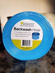 K185-50 New Kokido 1.5 In X 50 Ft Pool Backwash Hose 1-1/2inch Blue