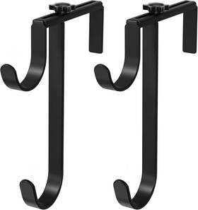 Niffgaff 445034942958 2pcs Double Pool Pole Hooks Adjustable Thickened Panel Fence Equi