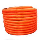 Nonsplit3x25o Hydromaxx Flexible Corrugated Pvc Tubing Orange Ft 689211374058