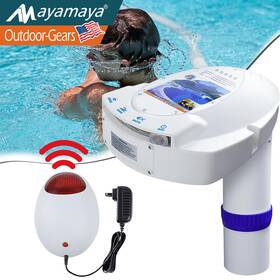 Jb-p03 Outdoor Gears 4 Modes Pool Alarm Safety Inground Above Ground Guard Alert With In-home Receiver