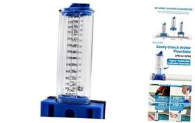 570381-s Paradise Industries Flowmeter For 4 Inch Pvc Pipe Horizontal Installation Side Mount