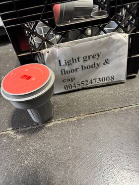 4552473008 Paramount Floor Body With Cap - Light Grey #4552473008
