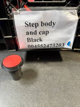 4552473203 Paramount Pool Infloor Step Body With Cap - Black #4552473203