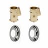 Pd-3935 Wood Grip Anchor Escutcheon Pool Rail Set For Outer Diameter