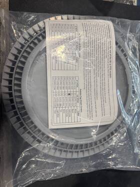 10-ptd-103a Pebble Top Color Match Pool Fittings Main Drain Cover Light Gray