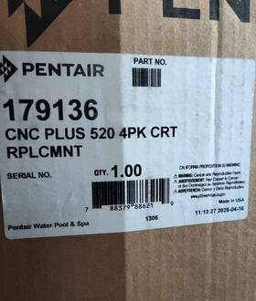 179136 Pentair Genuine Replacement Cnc Plus 520 Cartridge - 4 Pack Clean And Clear