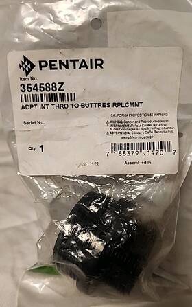 354588z Pentair Adapter Adpt To Buttress