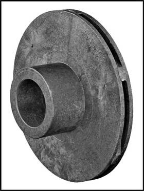 355147z Pentair 1/2 Inch Plastic Impeller Challenger Pump Part
