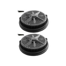 500146 Pentair 8 Inch Cover With Short Ring For Starguard Pool Pack Of 2 - Dark Gray