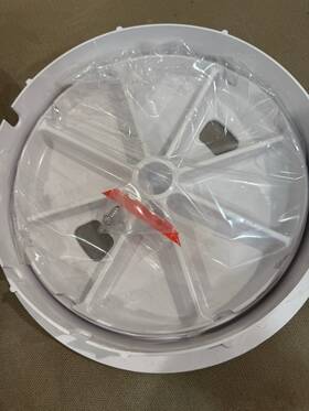518301 Pentair Quikskim Deck Lid And Ring White - In-floor A&a Pool Parts