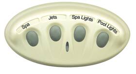 521889 Pentair Is4 Spa Side Remote 4 Function