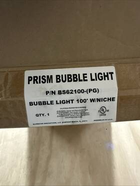 Bs62100 Pentair Bs62100- Bluwater Prism Bubble Light