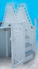Pes-g Unbranded Pes Gate Pool Entry System White Vinyl Safety New 009132478107