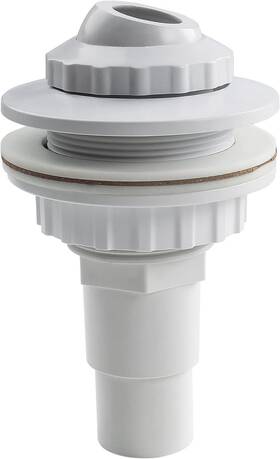 Pokin 744110069990 Above Ground Swimming Pool Complete Return Jet Fitting With Gasket And Ada