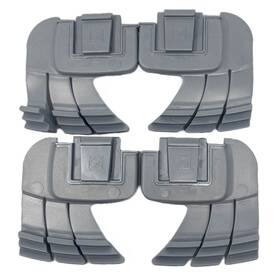 R0953300 Polaris 052337100489 Atlas Xt Silver Cyclonic Scrubbing Brushes 4 Pack