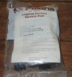 G-119 Polaris Pump Hose Bag Assembly Fittings Kit Nos