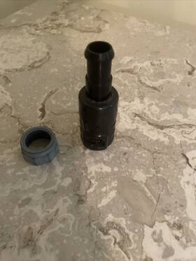 R0838100 Polaris Used Good Quattro Sport Connector Feed Hose Assembly Fitting