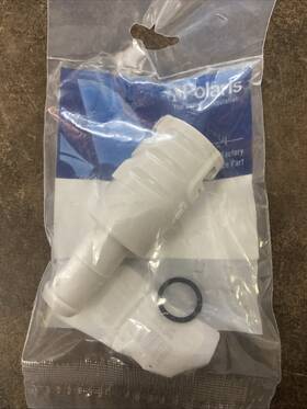 R0838101 Polaris Quattro P40/sport Connector Feed Hose Assembly White