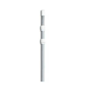 Pool Central 445006695646 5 Ft. - 12 Silver Adjustable Swimming Telescopic Pole For Vacuums And S