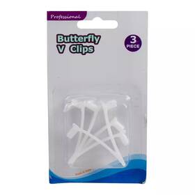 Pool Central 445045142170 2 Inch Quick Snap Replacement Butterfly Clips For Pole Set Of 3