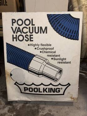 Bo528112035si Pool King Quality Vacuum Hose 1-1/2 Inch X 35 Ft. Bosun With Swivel Cuff New