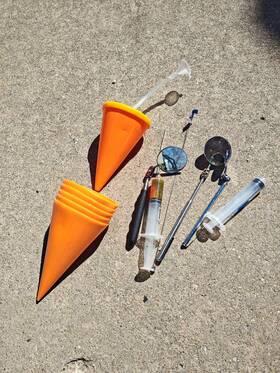 Pool Leak Academy 790946033728 Swimming Detection Dye Test Cones Super Big Size For 3 Inch Spa Drains