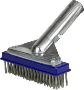 20178 Pool Master 313038695637 5-inch Aluminum-back Swimming Algae Brush With Stainless Steel Bri2