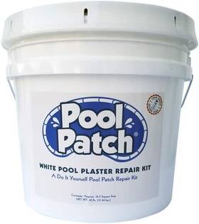 Pool Patch 851008005869 Swimming Plaster Repair Kit 25 Lb Waterproof Crack Bonding Bond White
