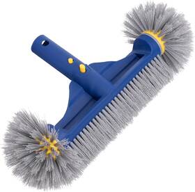 Wb0070 Poolaza Pool Brush With Round Ends 12.5ftft Head For Navy Blue