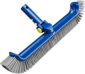 Wb0160 Poolaza Pool Brush With Rotatable Handle 17.5 Inch Head For Navy Blue