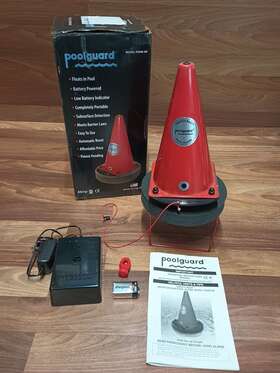 Poolguard 796950734218 Pgrm-sb Above Ground Safety Buoy Pool Alarm In Box With A Battery