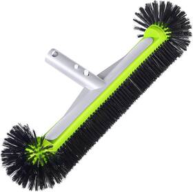 Pooliifeo 643375578769 Pool Brush Head/round Ends 17.5ft Brushes For Cleans Black