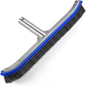 Lvs-001 Pooliifeo Heavy Duty Pool Brush Head 18-inch Metal Brushes With Blue