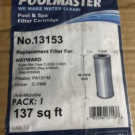 Cx1380re Poolmaster 13153 Fits Hayward C5500 C5520 Fc-1297 Pa137 C-7490 Filter Cartridge