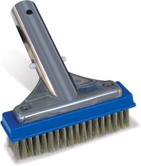 20178 Poolmaster Heavy Duty 5-in Aluminum-back Swimming Pool Algae Brush Stainless Steel Bristles