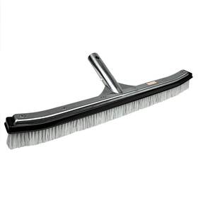 66173 Poolmaven 18-inch Gunite Inground Pool Brush With Die-cast Silver