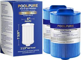 Plf6ch-940-m Poolpure 6ch-940ra Spa Filter Replaces Pleatco Pww50p3-m 1 1/2 Inch Coarse